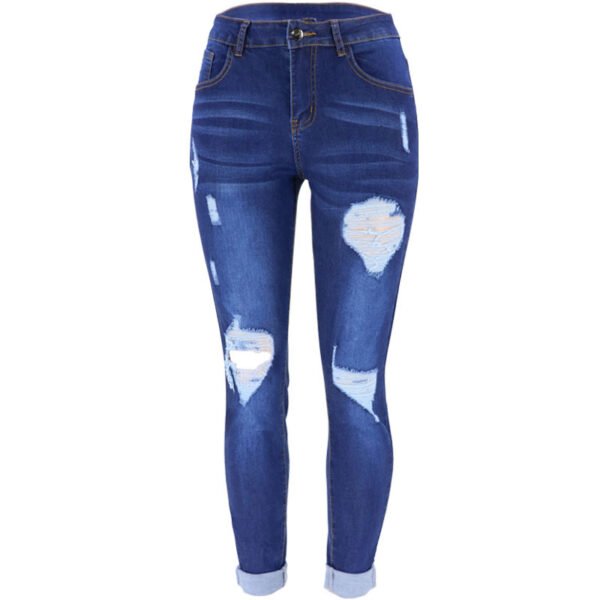 Ripped Washed Jeans