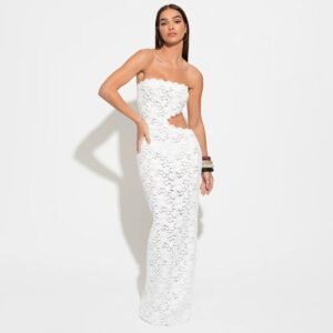 Sleeveless Backless Jumpsuit Dress