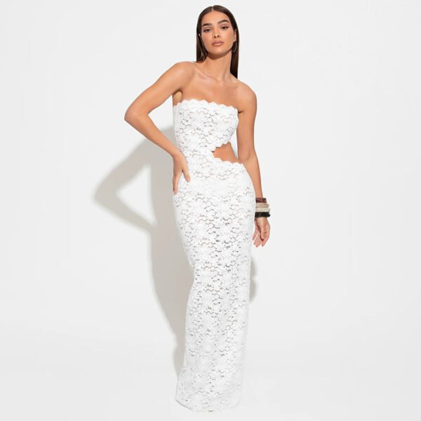 Sleeveless Backless Jumpsuit Dress - Image 2