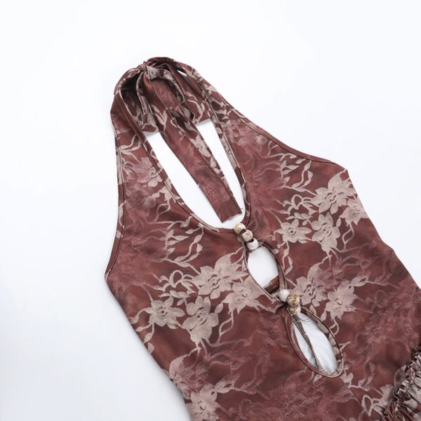 Noir Edge Halter Jumpsuit - Image 5