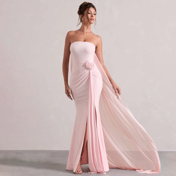 Strapless Trailing Dress - Image 2