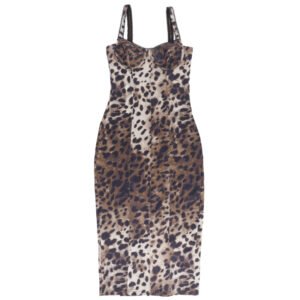 Slim Leopard Print Dress