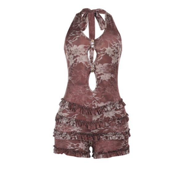 Noir Edge Halter Jumpsuit