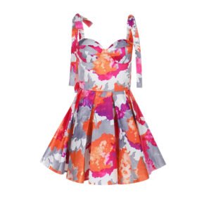 Printed A-Line Dress