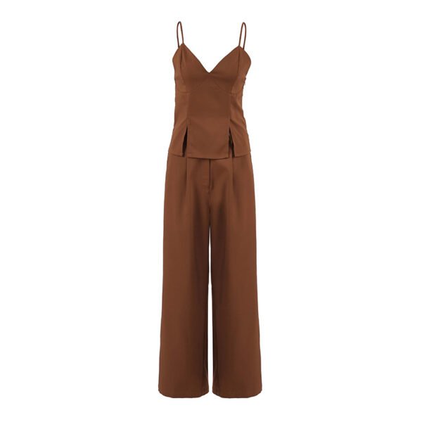 Mocha Tone Vest Set
