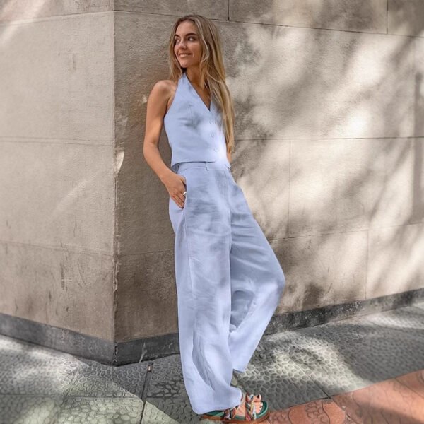 Azure Breeze Linen Set - Image 3