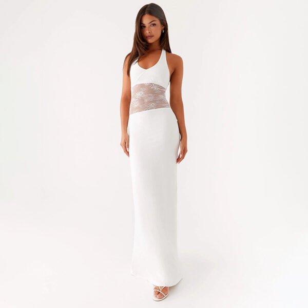 Sleeveless Lace Jumpsuit Dress - Image 3
