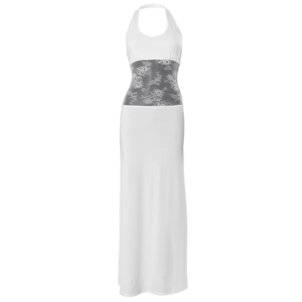 Sleeveless Lace Jumpsuit Dress