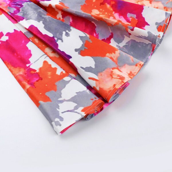 Printed A-Line Dress - Image 7