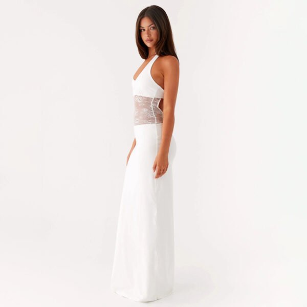 Sleeveless Lace Jumpsuit Dress - Image 5