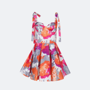 Printed A-Line Dress