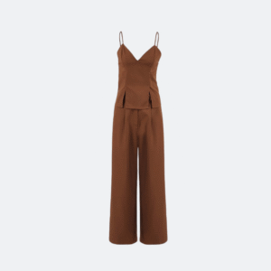 Mocha Tone Vest Set