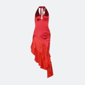 Satin Halter Dress