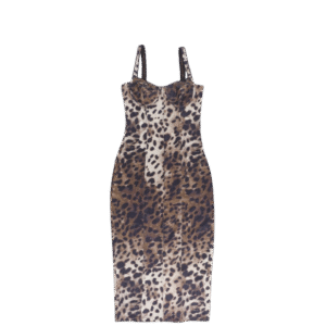 Slim Leopard Print Dress