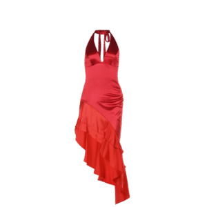 Satin Halter Dress