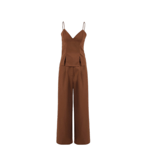 Mocha Tone Vest Set