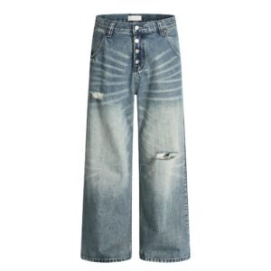 Ashfade Loose Denim Trousers