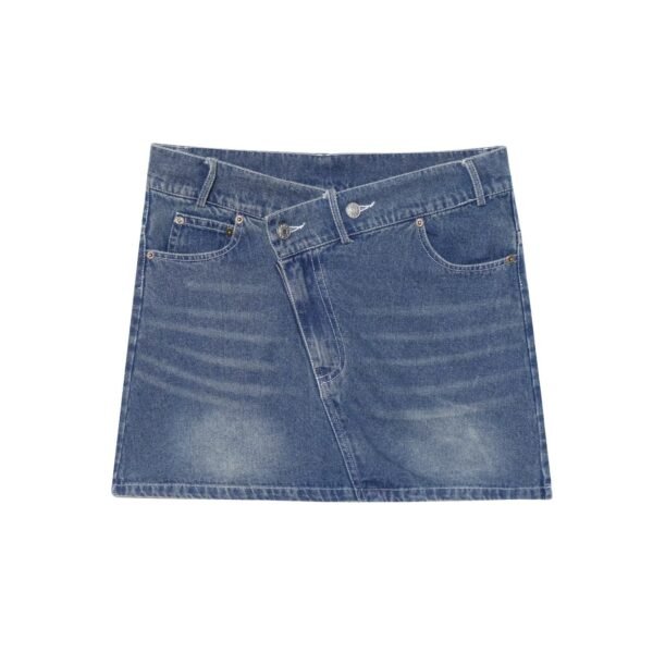 EcoEase Denim Skort