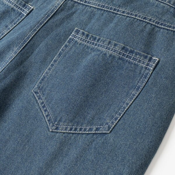 Crystal Grid Split Jeans - Image 5